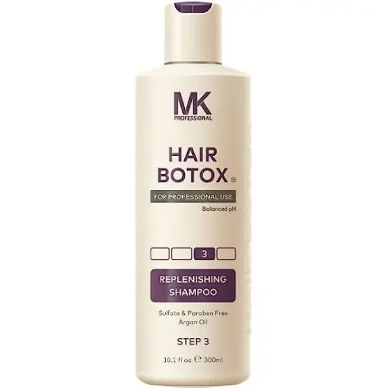 MK Professional Hair BTX Replenishing Shampoo Sulfate & Parben Free 300ml